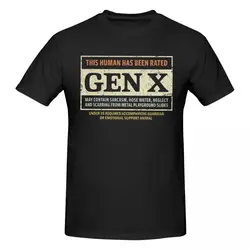 Men Gen X Vintage T Shirt Streetwear Big Size Cotton Custom Sleeve Men T Shirt