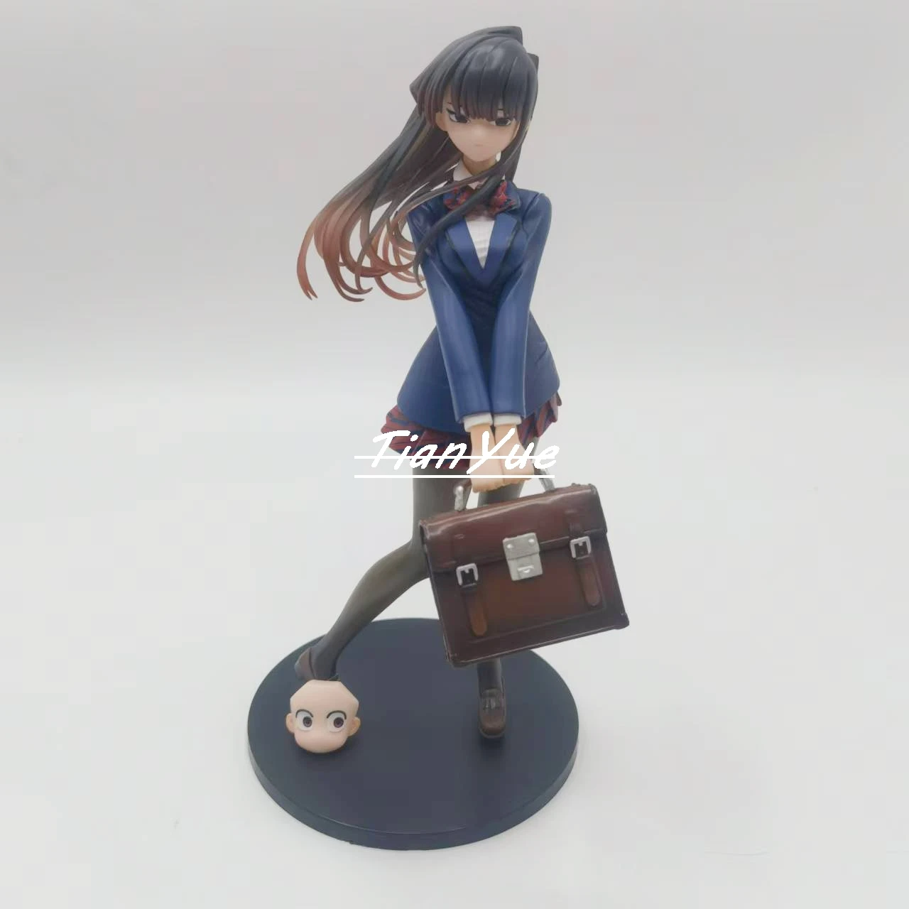 Anime Komi has Communication barriers Komi Shoko School Uniform version Figure Toy Decoration 25cm