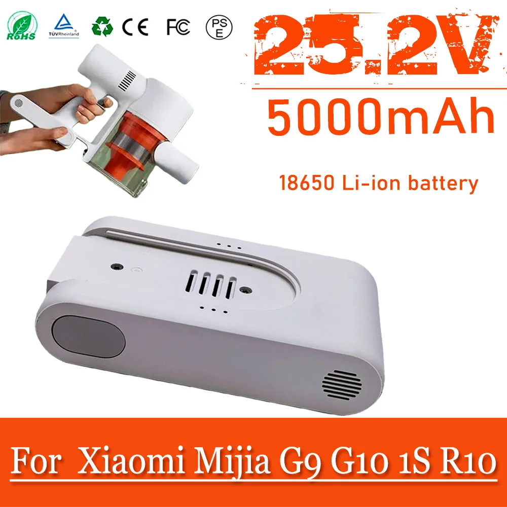 

25.2V 5000mAh P2046-7S1P-BC Vacuum Cleaner battery For Xiaomi Mijia Dreame G9 G10 1S R10