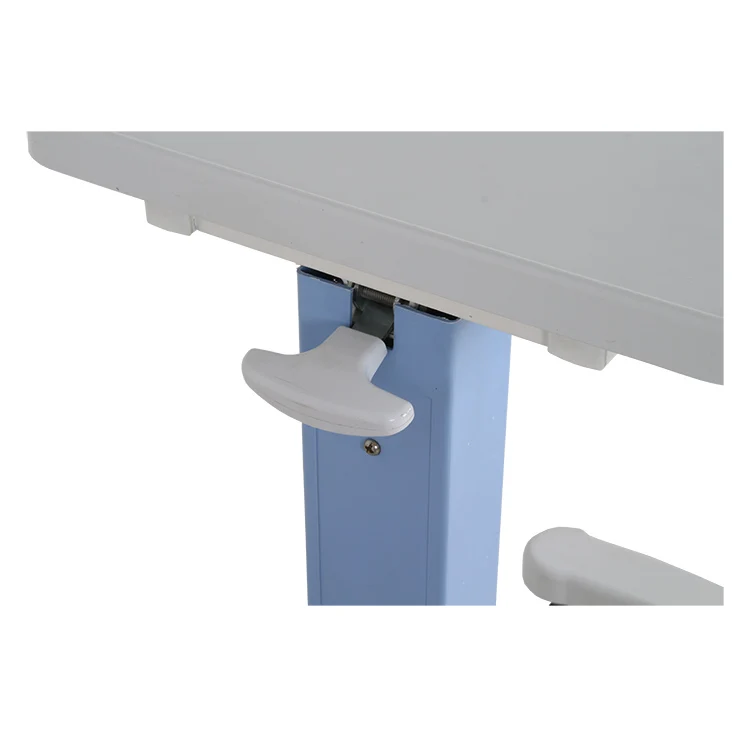 طاولة طعام للمريض في المستشفى الطبي، طاولة طعام متنقلة قابلة للتعديل فوق طاولة السرير بعجلات #2