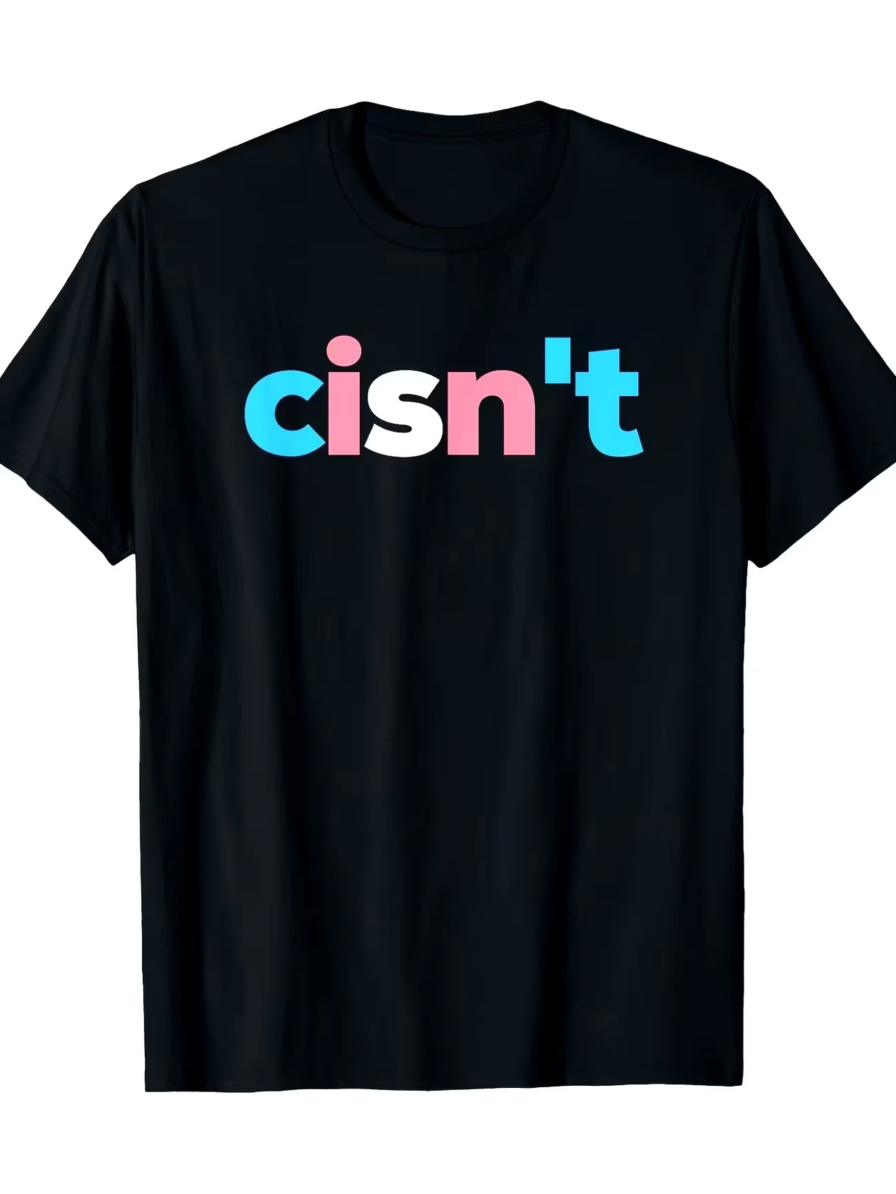 Funny 한국  ironic humor cisn't Korean Print Women T Shirt Men Tee Casual Oversize O-Neck Summer Streetwear Vintage Harajuku top