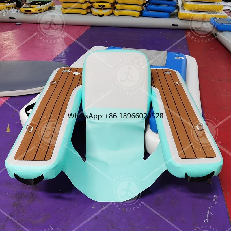 Summer Water Play Equipment Lounger Hammock Swimming Pool Inflatable Float Pool Float Lounge Chair Air Sofa Chair