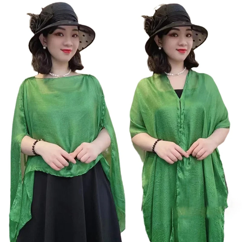 Nuevas mujeres al aire libre protector solar chal protector solar chal verano gasa bufanda silenciador bufandas suave Bandana Foulard mujer playa