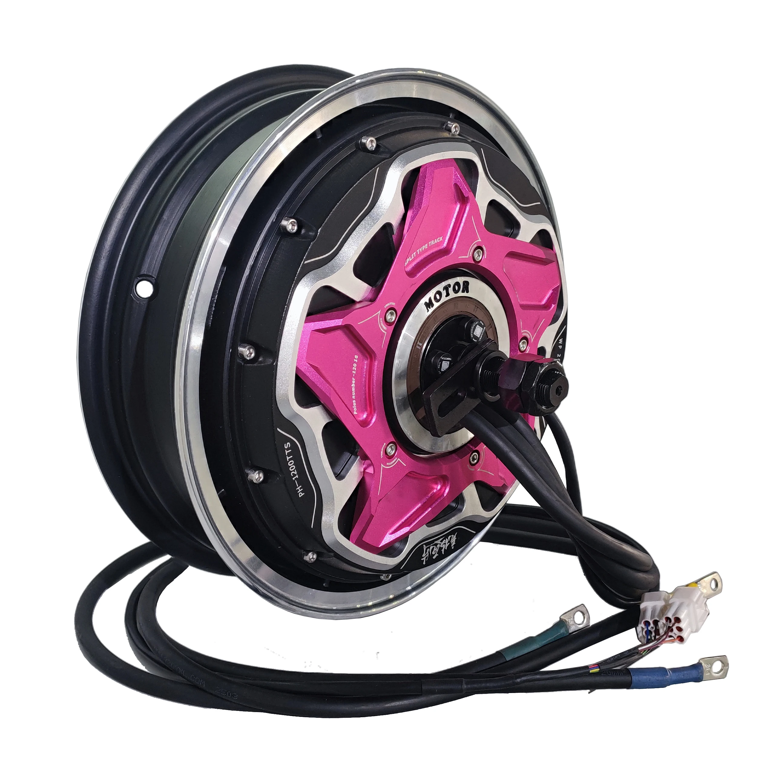 Qs Motor 5000w 72V DC Waterproof Brushless Permanent Magnet Linear Hub Motor 10
