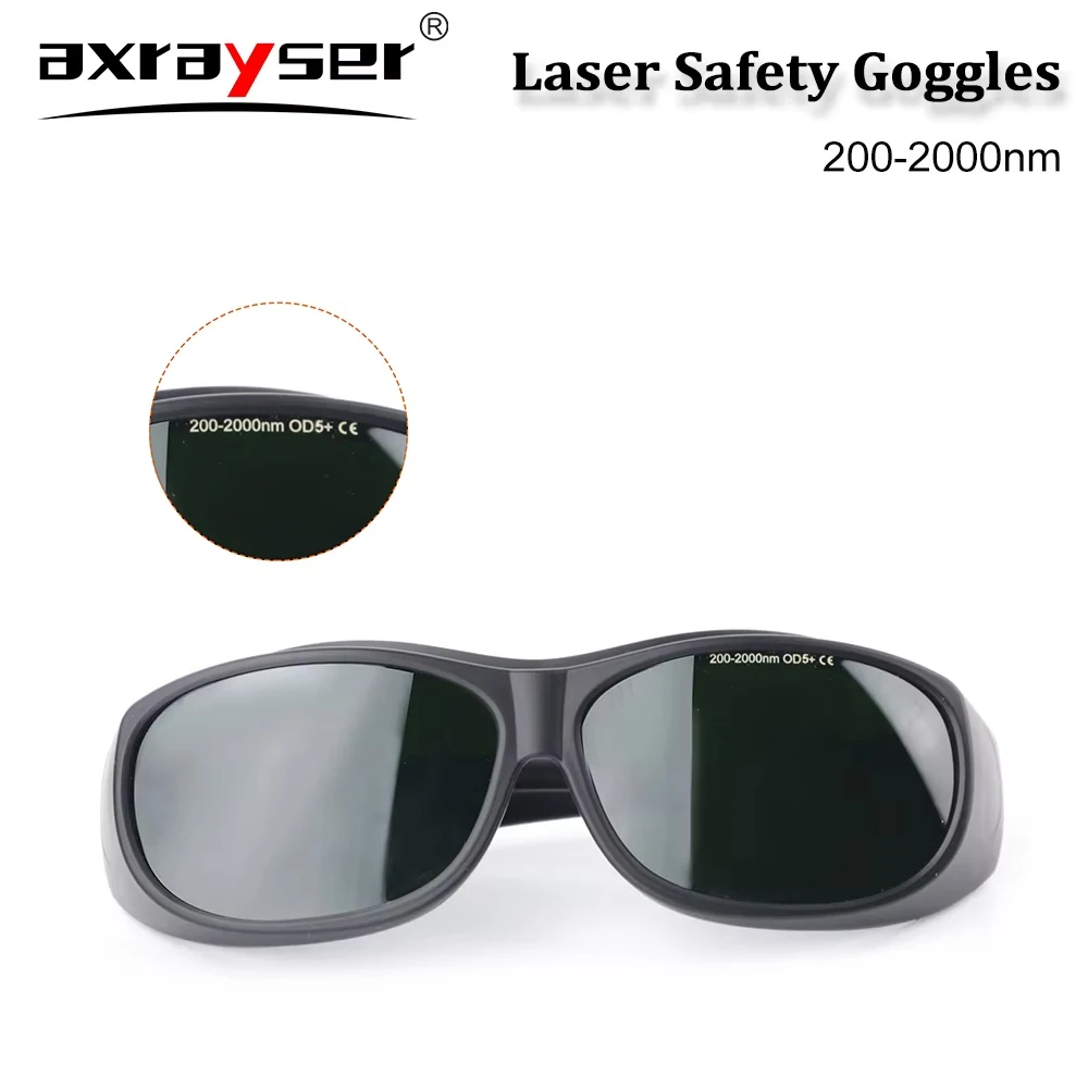 Protective Goggles 190-510/200-460/200-2000nm Laser Size Safety Goggles 1064nm For CO2 Laser Welding Cutting Engraving Machine