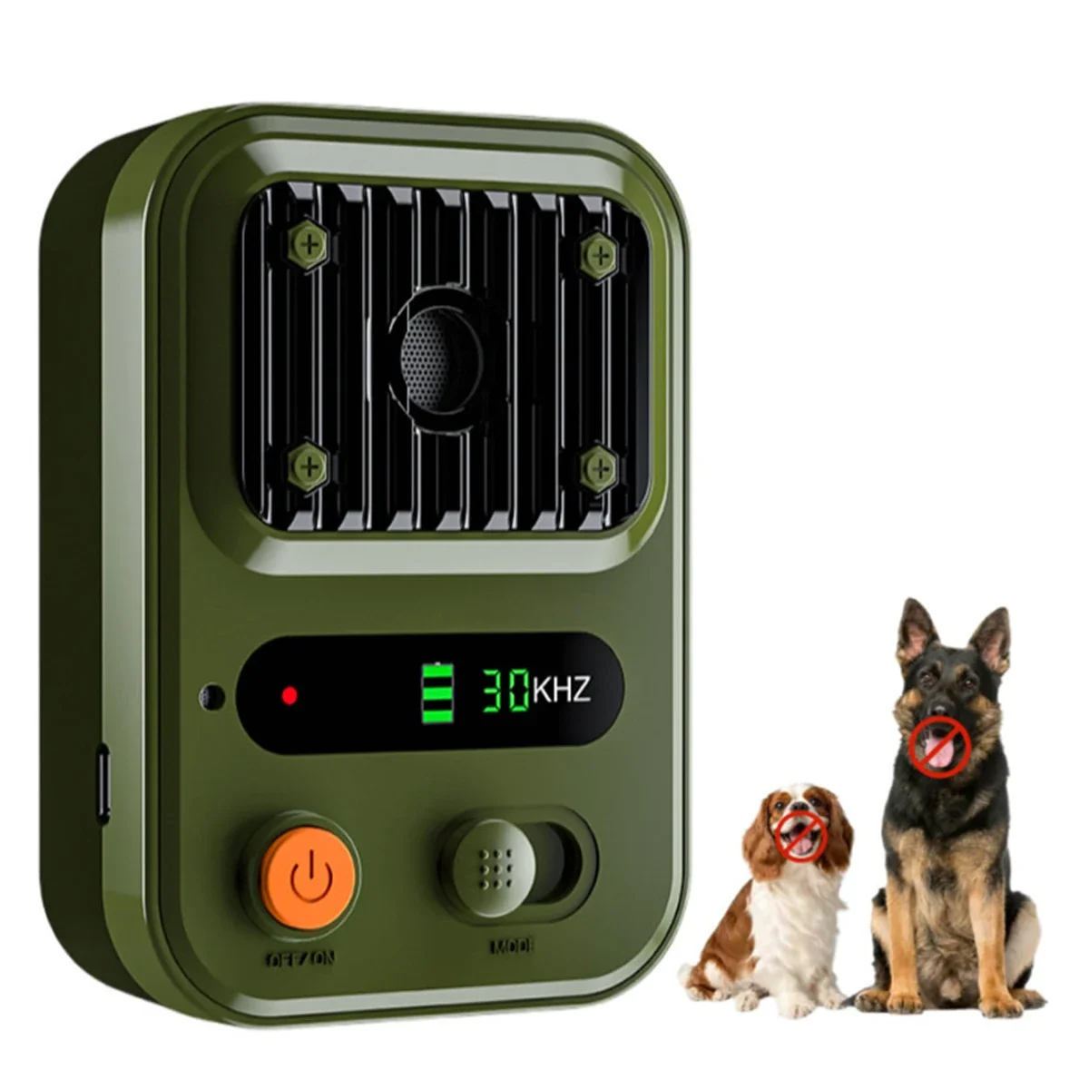 

3 Modes Anti Bark Device Auto Bark Deterrent Devices Up to 50 Ft Rechargeable Sonic Bark Deterrent for Dogs Indoor Outdoor Use