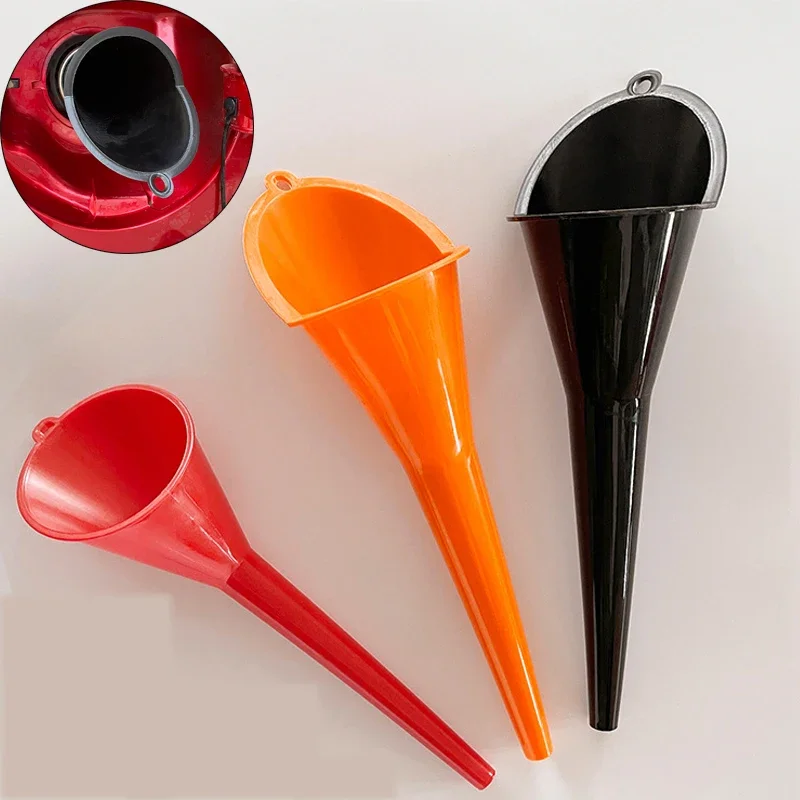 Multipurpose Long Stem Plastic Funnel for Car splastic funnel Gasoline Engine Oil change Additive Motorcycle Farm Machine Funnel