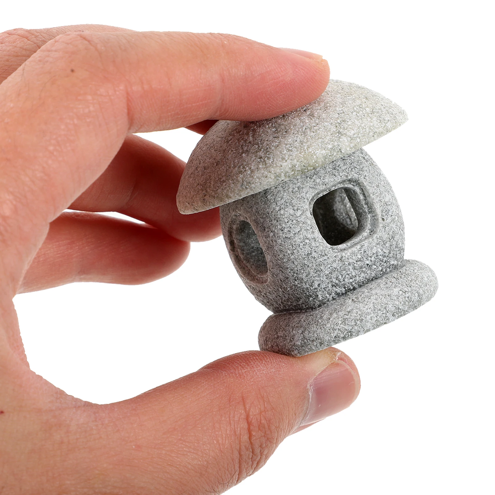 

Realistic Stone Pavilion Statue Decor Simulation Micro Landscape Diy Accessory Miniature Garden Pavilion Ornament