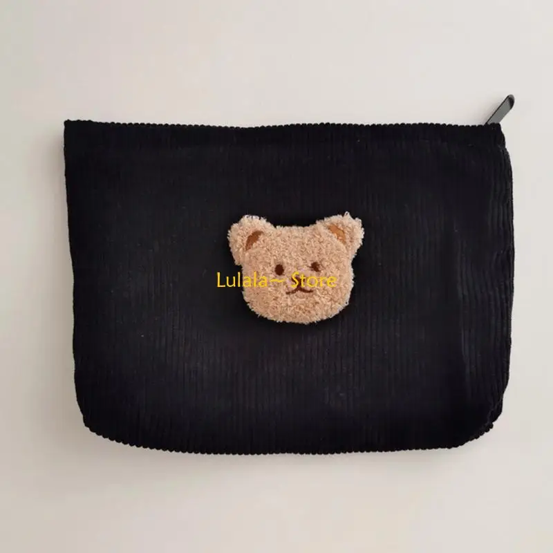 Y4QA Diaper Bag Embroidery Bear Tote Bag Large Capacity Bag Travel Bag
