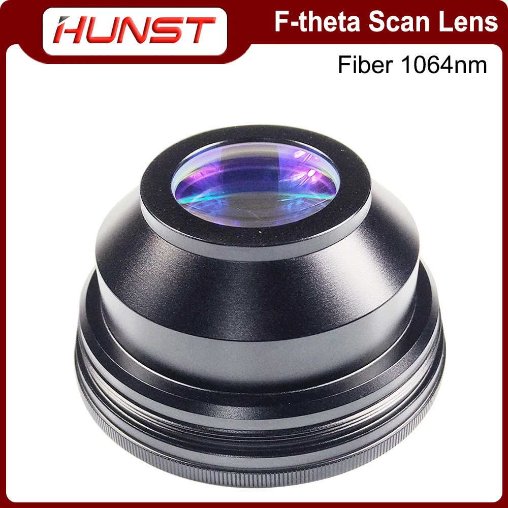 HUNST F-theta Scan Lens Mount M85x1 1064nm Field Lens 50-400mm F80-525mm do części zamiennych do maszyn do znakowania laserem światłowodowym YAG