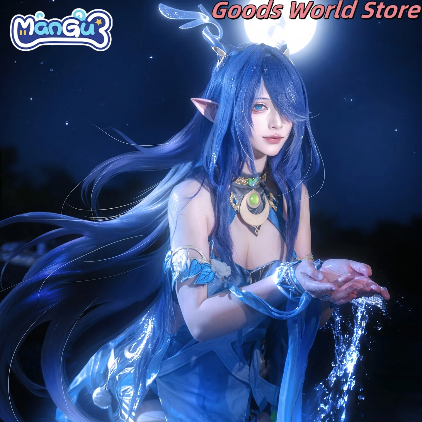 In stock Lauma Cosplay Costume Mihoyo Anime Game Genshin Impact Lauma Role Play Clothing Halloween Party Women Girl Clothes