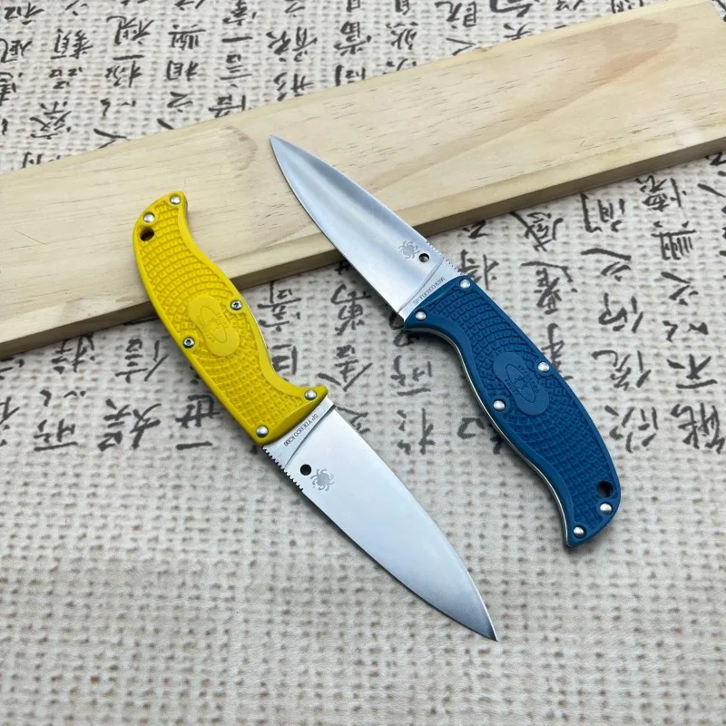 

Hunting Fixed Blade Tactical Camping Jungle Tool Self Defense Survival Knife D2 Blade Nylon Fiber Handle Straight Tactical Knife