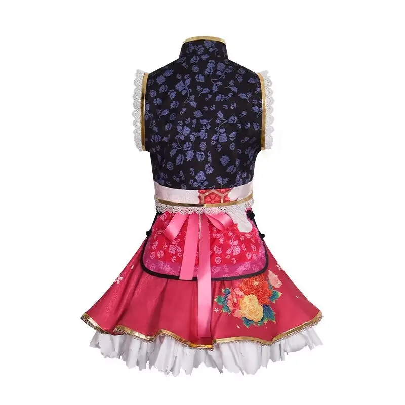 أنيمي لوفيليف نيكو يازاوا شيونغسام توقظ تأثيري الملابس Hanayo Koizumi تشيباو المرأة Kawaii فستان 2025 مرحلة الهالوين زي