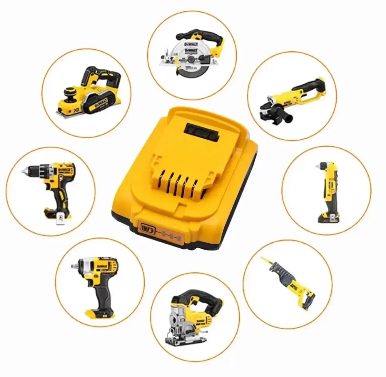 for 3.0Ah Dewalt DCB200 Li-ion Rechargeable Power Tool Battery，for 20V Dewalt DCB203 DCB181 DCB180 DCB200 DCB201 DCB201-2 L50