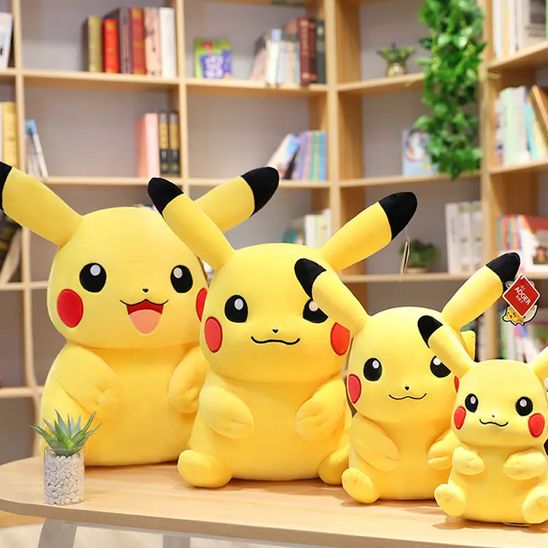 30-80 cm Aoger Original Pokemon Pikachu Plüschtier Umarmung Schlaf Umarmung Kissen Sofa Weiches Kissen Komfort Begleiter Puppe Festival Geschenk