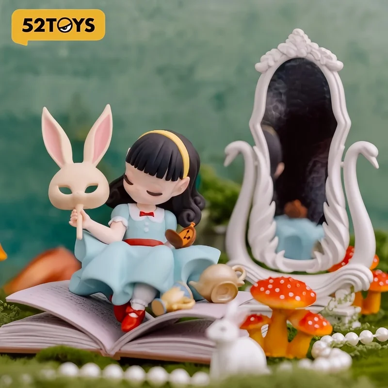 

52toys Original In Stock Sleep Dreamland Series Qi Meng Story Blind Box Anime Figure Pvc Desktop Ornament Collect Toys Gifts