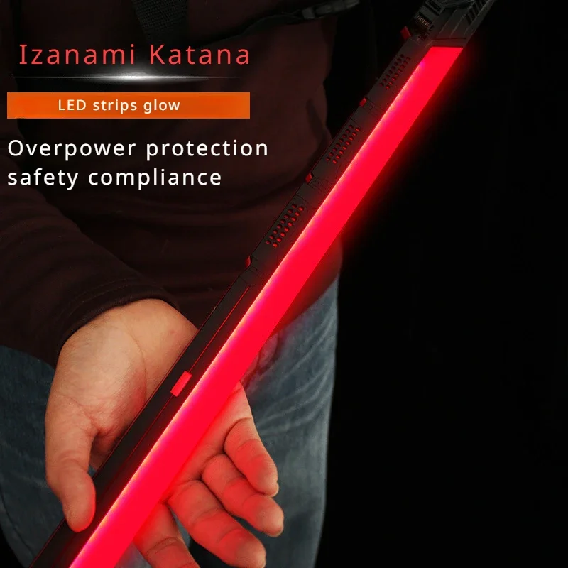 108cm Ghostrunner Izanami Katana Blade Science Fiction Game Peripheral Acrylic Glow Sword Weapon Model for Cosplay Gifts Toys