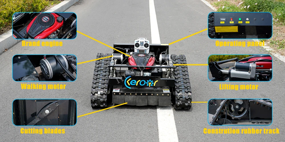 l Rasaerba telecomandato per tutti i terreniProfessiona agricolo e forestale