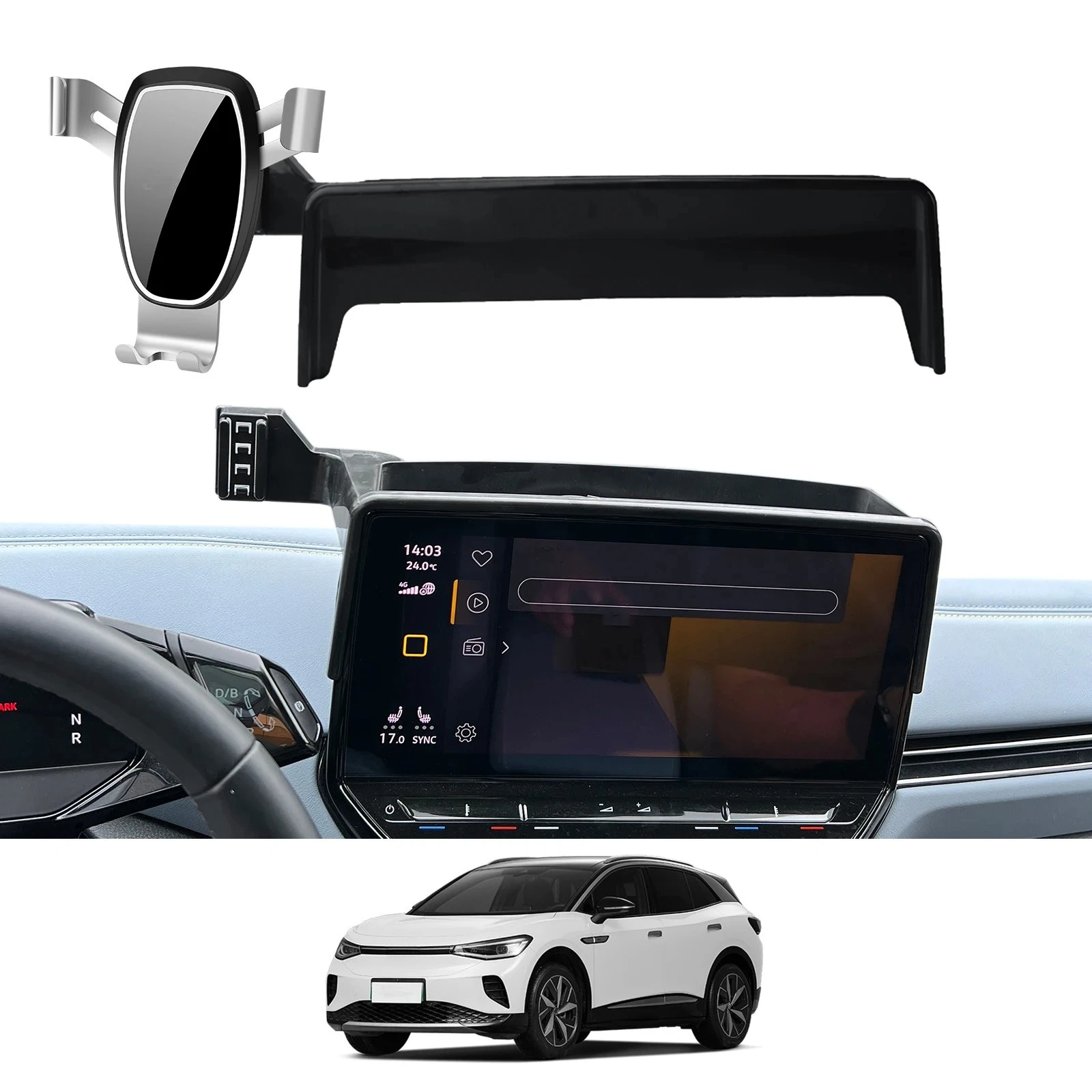 

Car Phone Holder for VW ID4 ID.4 2021 2022 2023 GPS Bracket Navigation Stand Auto Accessories