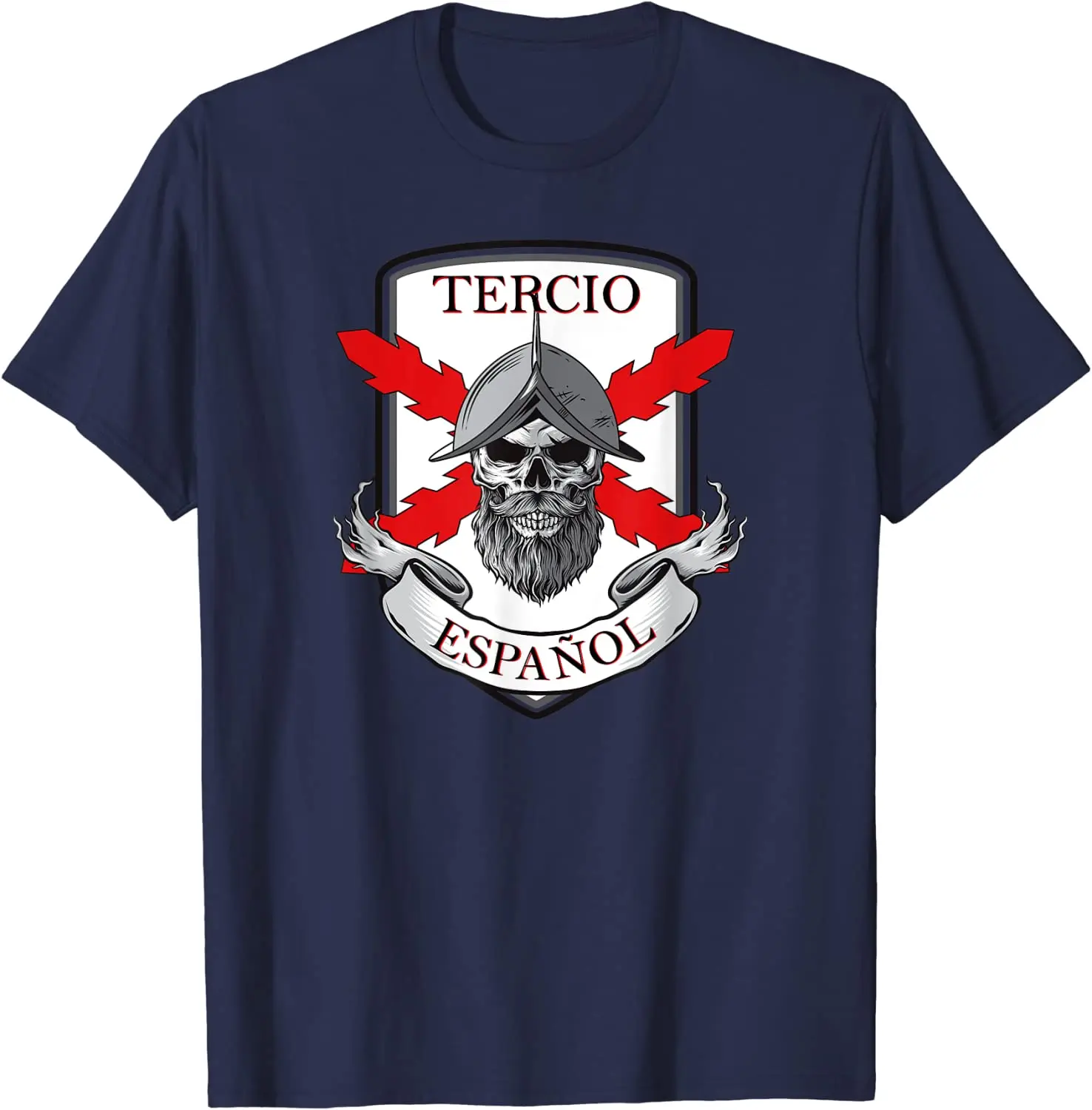 Tercio Español. Soldado Calavera Men T-Shirt Short Sleeve Casual 100% Cotton O-Neck Summer  TShirt