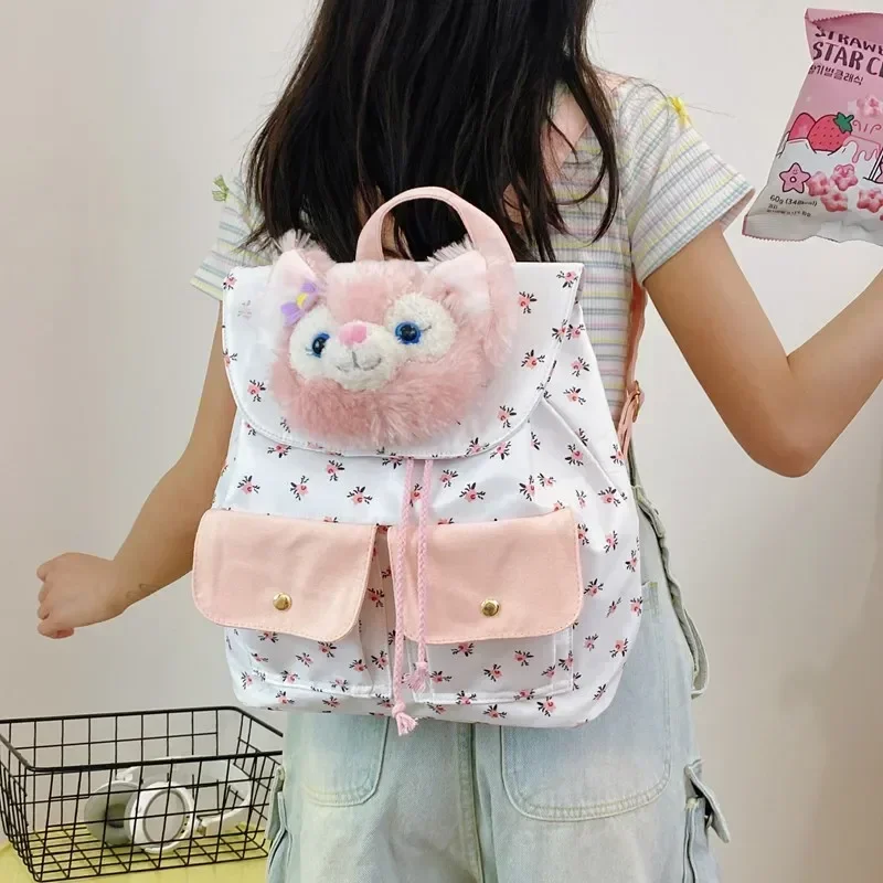 High Value and Large Capacity Canvas Backpack Is Light and Versatile and It Is A Commuter Bag for Minority Girls and Students