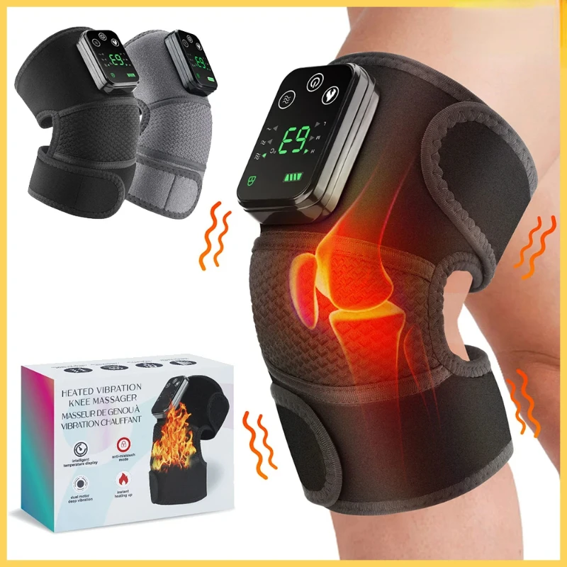 

Multifunction Leg Knee Massager Joint Heating Vibration Massage Elbow Shoulder Support Thermal Knee Pad Blood Circulation leg