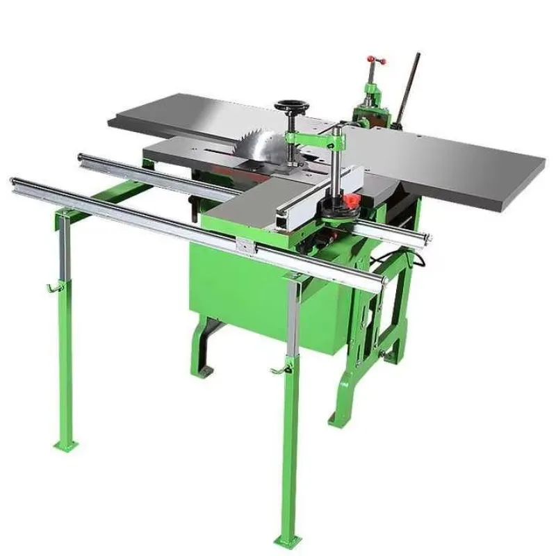260/310MM Planing Width 120mm Thicknesser Benchtop Plane Wood Press Planer Tenoning and Drilling Woodworking Combined Machine