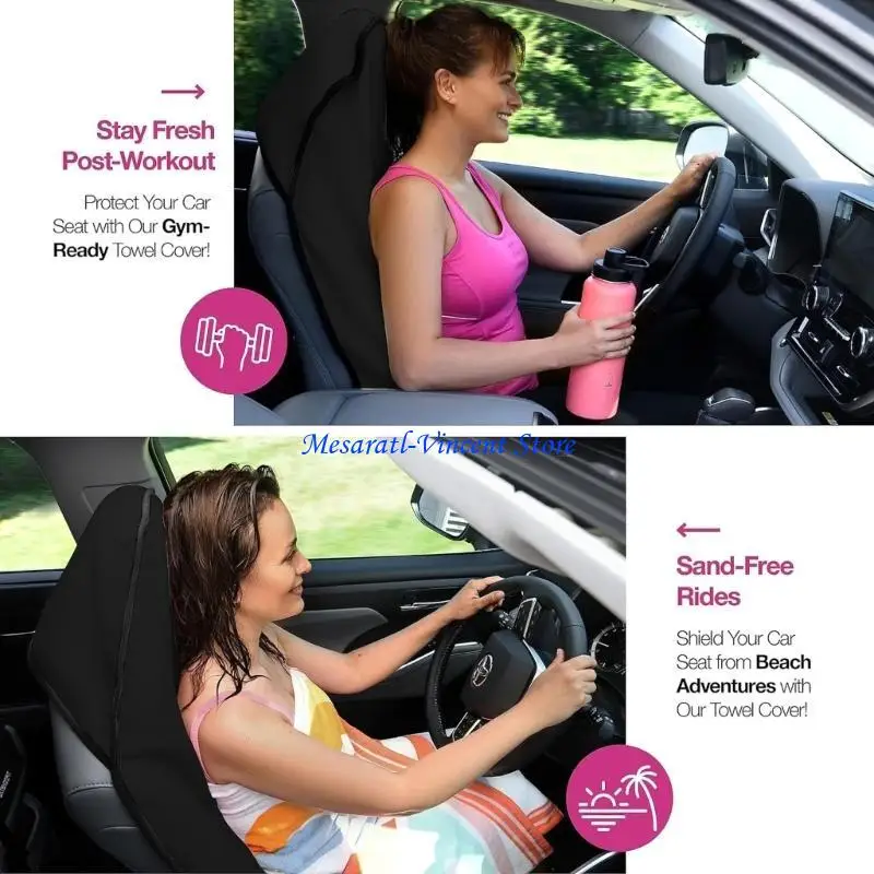 A70F Comfortable Fabric Quick Dry Car Seats Protector Towel Suitable For Post Workout Comfort, Outdoor Enthusiasts, Washable