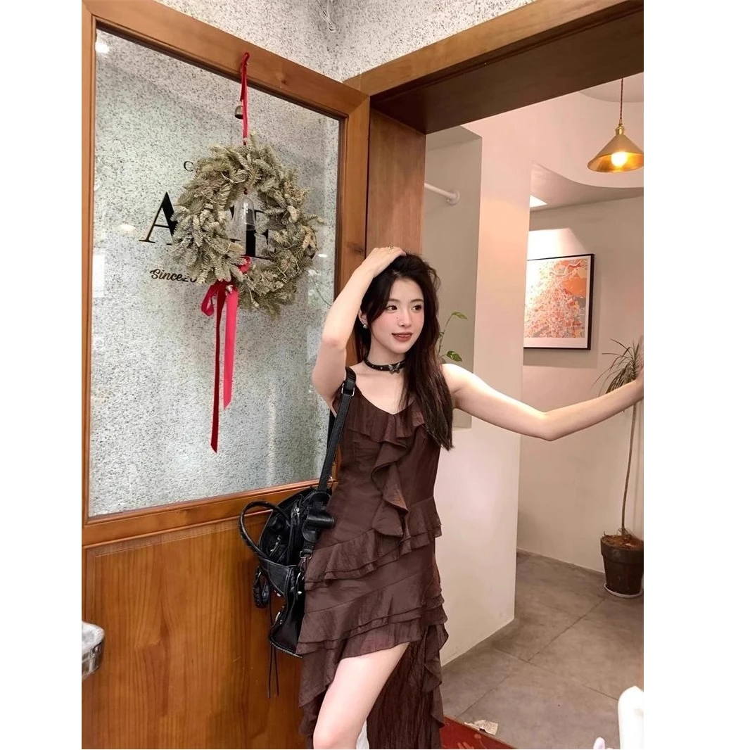 Dresses Sleeveless Womens Boho Summer Rayon Daily Workwear Comfortable Lightweight Relaxed Fresh All-Match Suitable Versatile OL