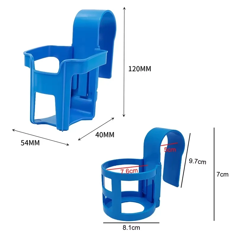 1Pc Pool Cup Holder - Above Ground Pools Pool Drink Holder Plastic Drinks Cup Holder for 2 Inch Or Less Poolside Round Top Bar