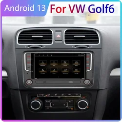 Android 13 Car Radio For VW Golf 5 6 Touran Passat B6 Jetta MK5 MK6 Autoradio Multimedia Player Smart car systems