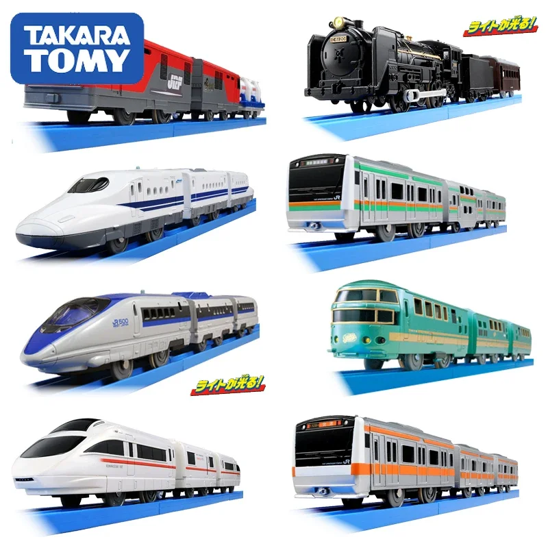 TAKARA TOMY Plarail Modello in lega Auto giocattolo TOMICA TOMY Cupola Treno elettrico Auto da passeggero Pista Alta Shinkansen Auto Giocattolo per