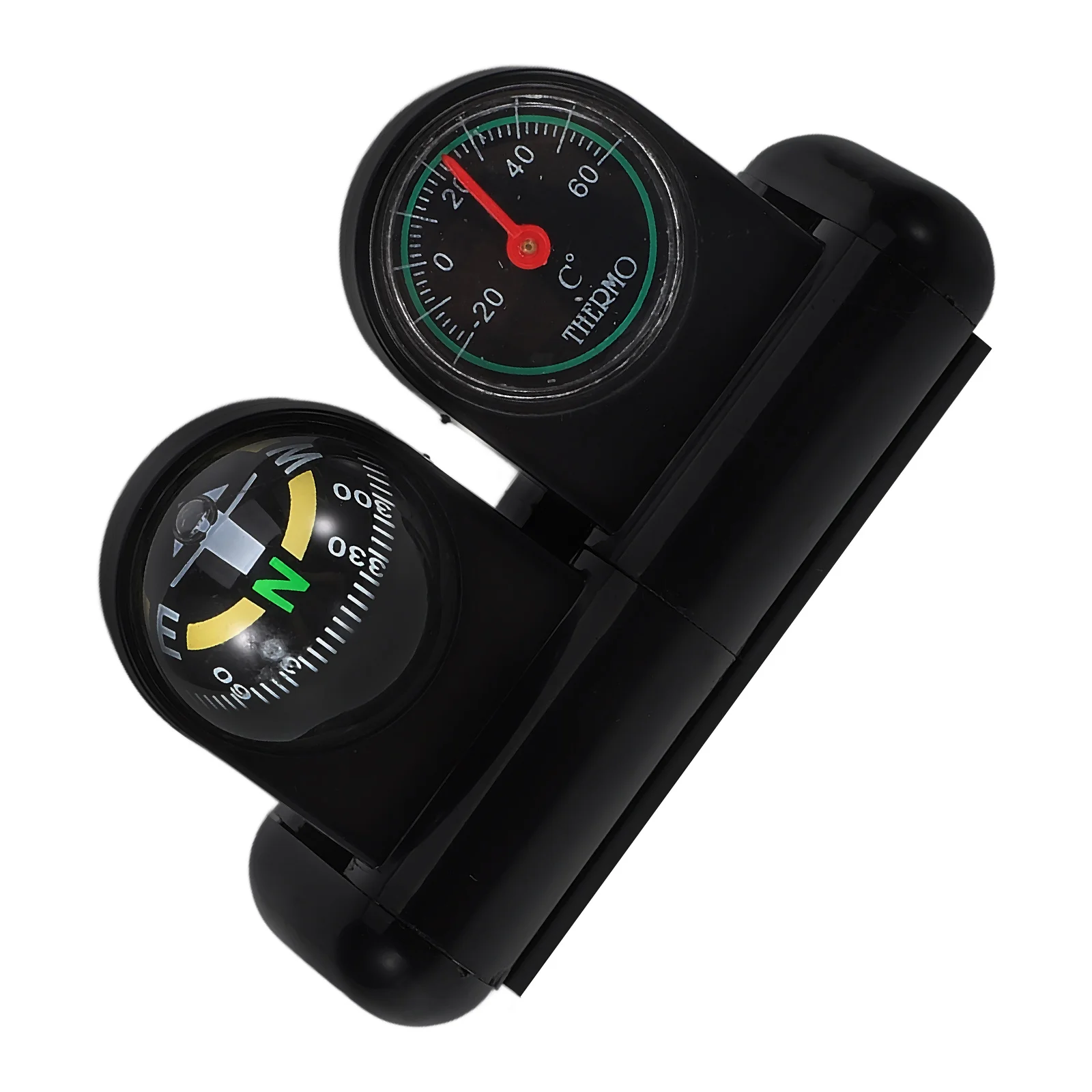 

Compass Thermometer Dashboard Navigation Direction Precision Temperature Monitor Car Auto Ornament Plastic Ball Multifunctional