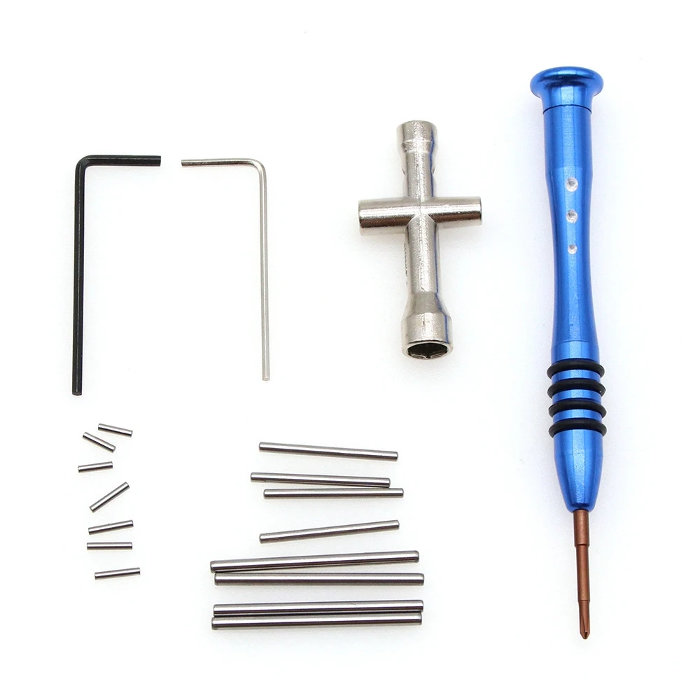 2 Set M2 M3 Screw Fastener Kit Cross Sleeve Wrench Swing Arm Pin for WLtoys 144001 124019 124018 RC Car Spare