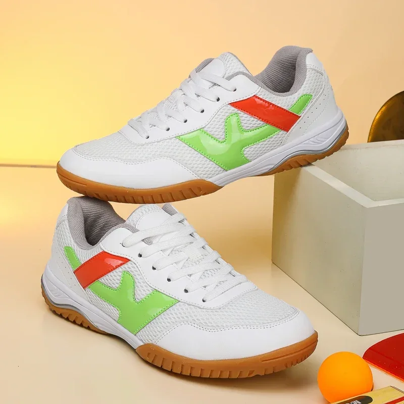 Men Professional Badminton Shoes Trainers Sneakers Table Volleyball Shoes Breathable Tennis Sports Ping Pong Athletic Shoes