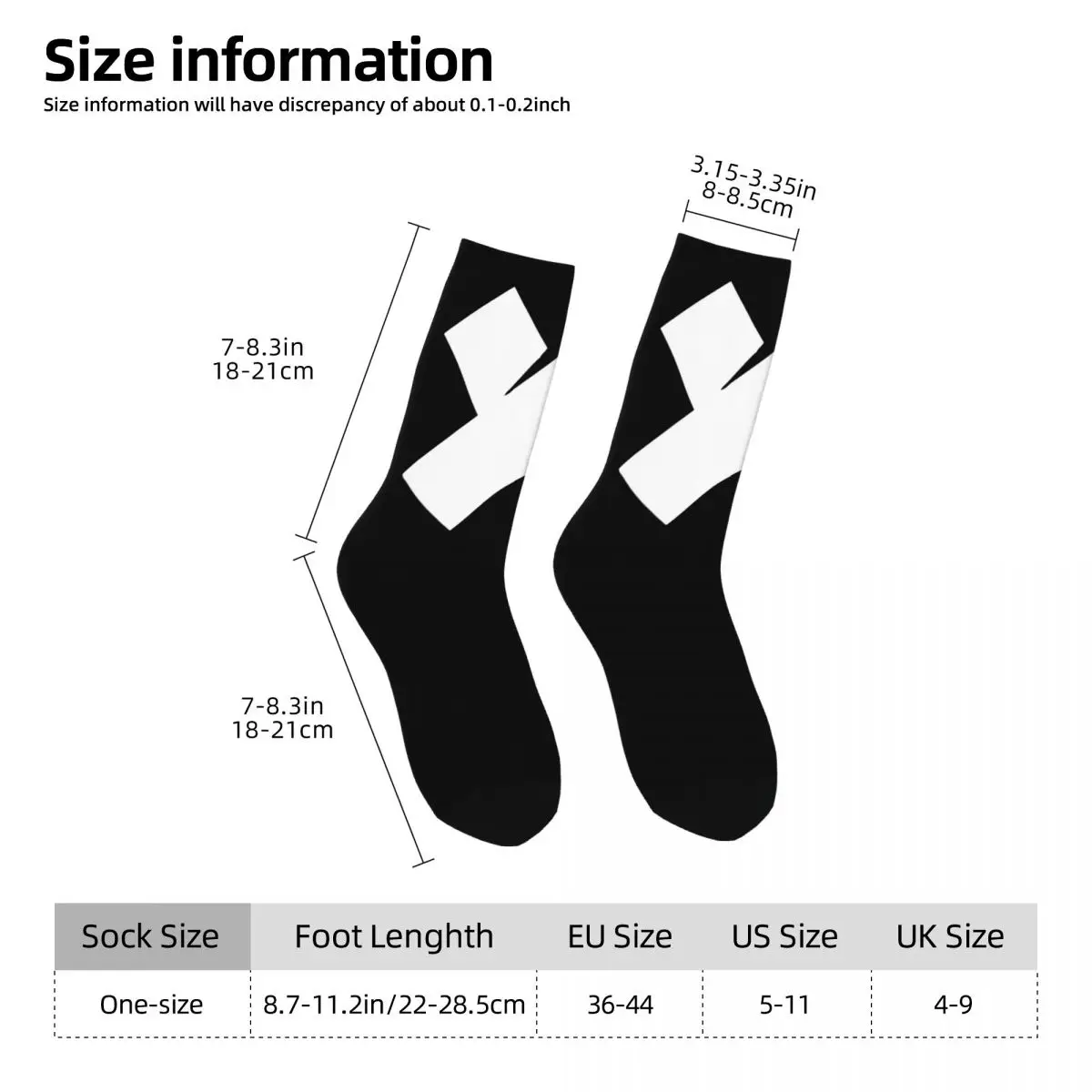 Calcetines Sam y Colby Harajuku Medias súper suaves Calcetines largos para todas las estaciones Accesorios para regalos de Navidad unisex