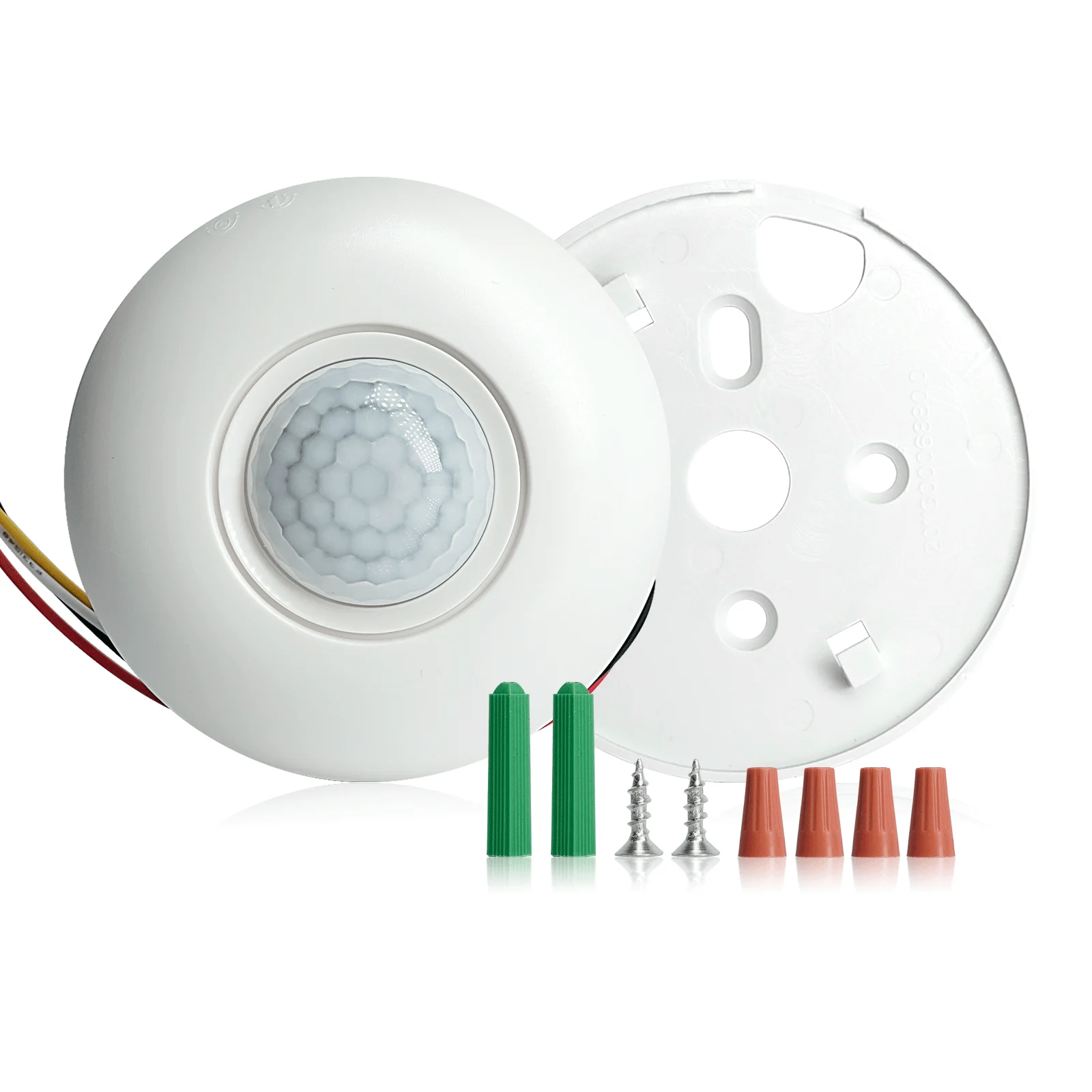 Sensky 12v dc pir sensor de movimento teto pir detector sensor interruptor sensor de movimento infravermelho, tempo de atraso e valor lux ajustável