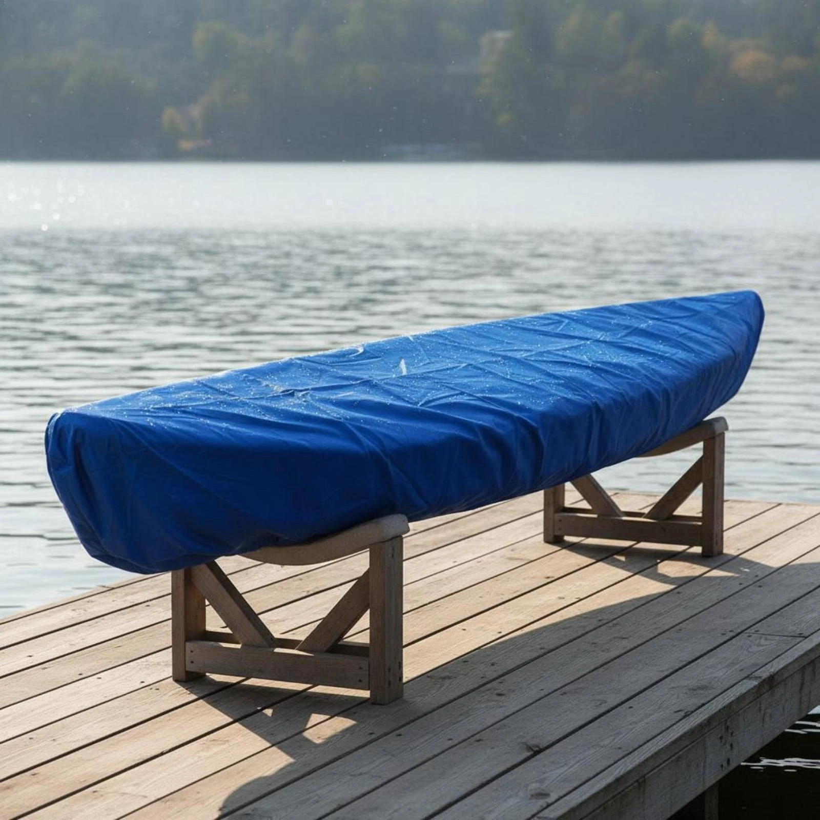 

210D Oxford Kayak Cover Sunproof Waterproof Kayak Cover All-Conditions Protection for Travel
