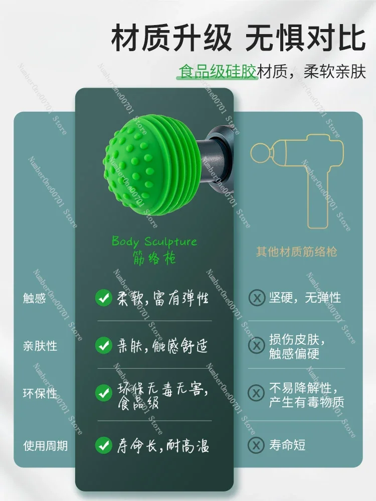 مسدس تدليك كهربائي لاسترخاء العضلات، مسدس عروق احترافي #4