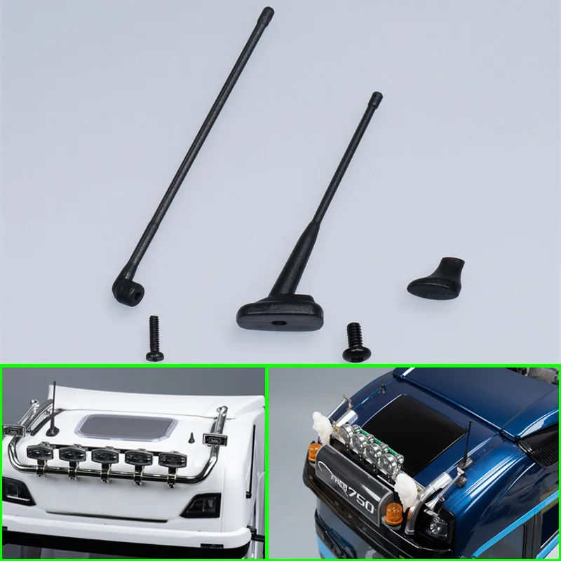 

Simulated Decorate Antenna for 1/14 Tamiya RC Truck Trailer Tipper Scania 770S MAN Benz Actros 3363 Volvo Car Diy Parts