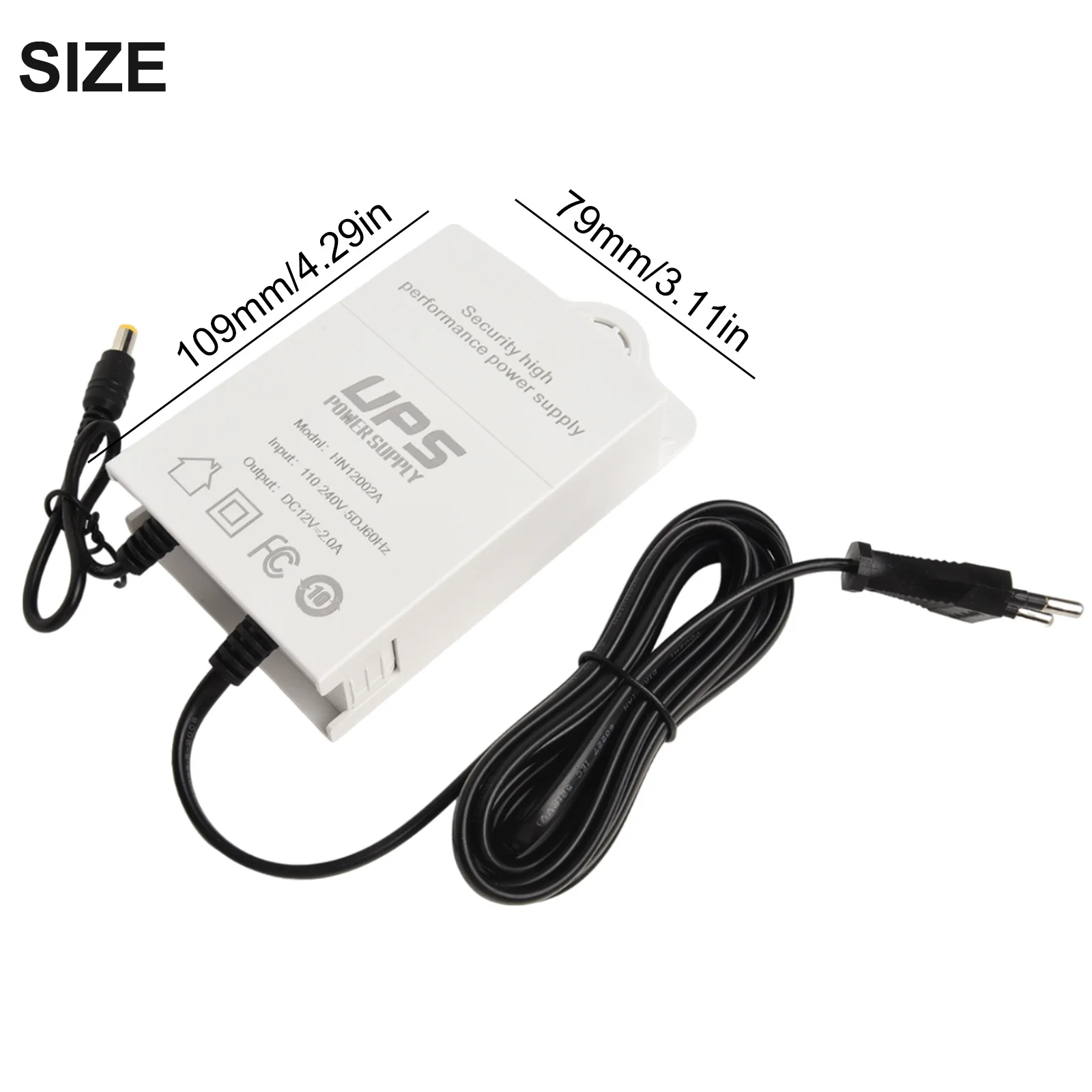 12V Monitor UPS Zasilacz awaryjny Mini UPS Bateria zapasowa 12V Monitorowanie Wytrzymałość Zasilacz Awaryjny Adapter