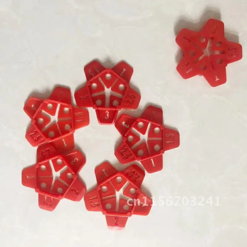 50pcs Ceramic Gap Locator Cross Tile Leveling System 1-3mm Removable Wall Tiles Gap Floor Construction Tools Can Reuse