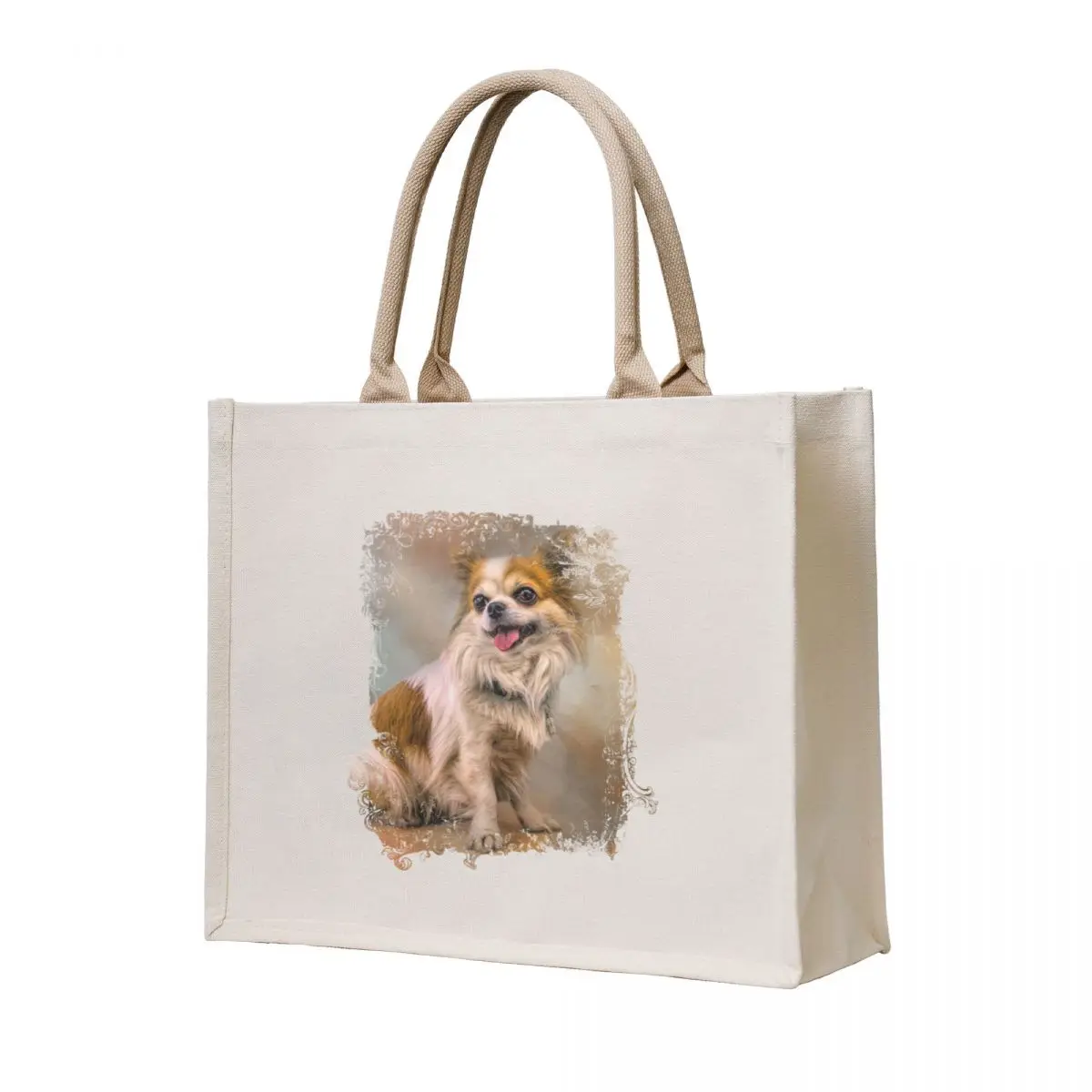 

Sweet Chihuahua Tote Bag Canvas bag for women tote bag university tote bags men reusable shopping bags