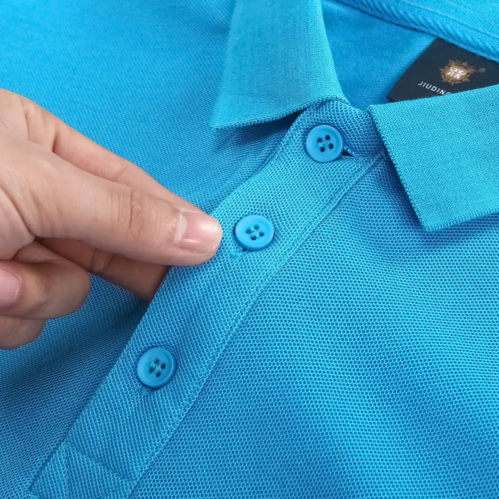 حجم S-10XL الصيف قصيرة الأكمام الصلبة الكلاسيكية قمصان بولو مخصص مطبوعة تصميم صور شعار الأعمال الموظفين الشركة موحدة LS-920 #6