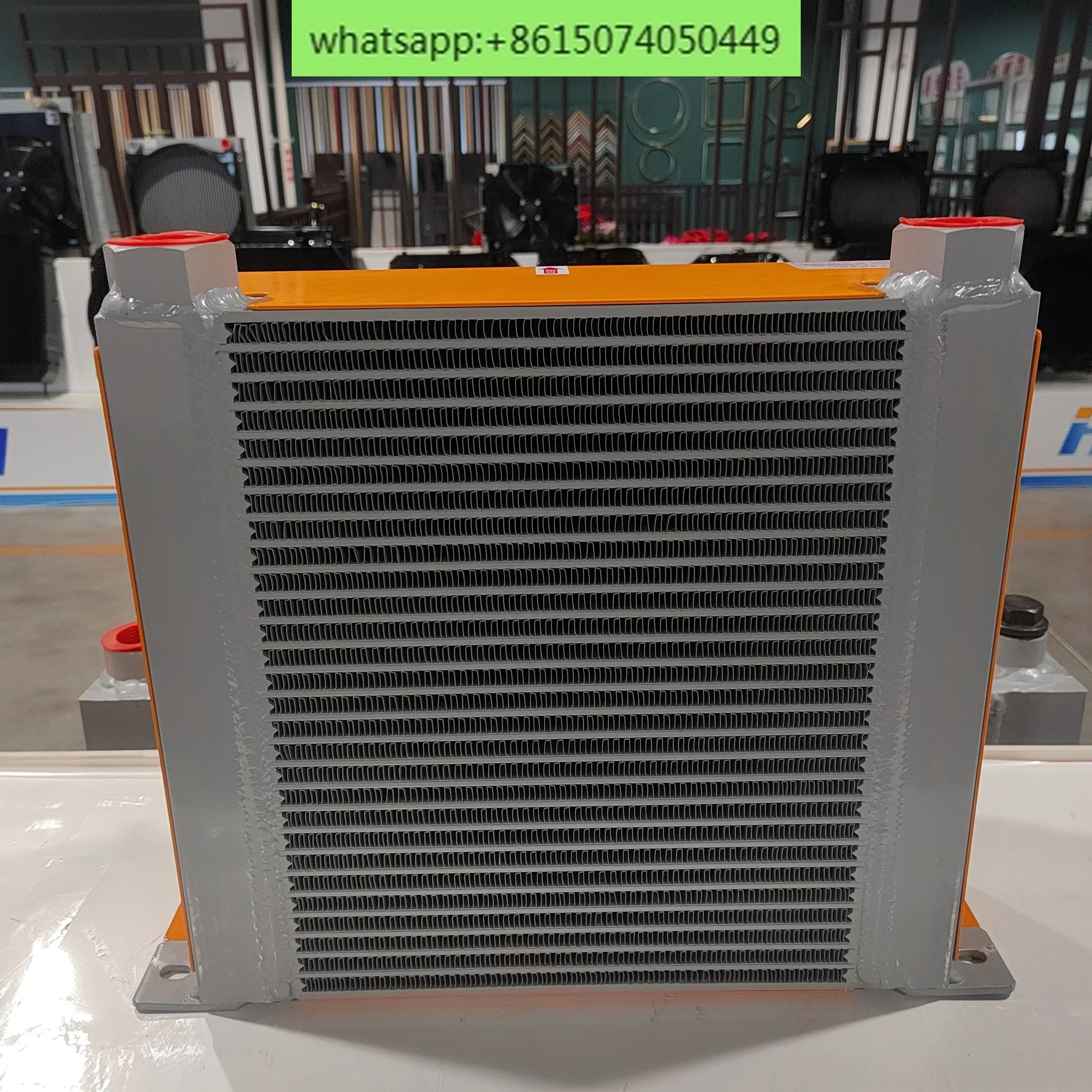 100L مبرد الزيت الهيدروليكي المبرد مبادل حراري AH1012T 24 فولت 12 فولت تيار مستمر RTS 7KW قدرة التبريد