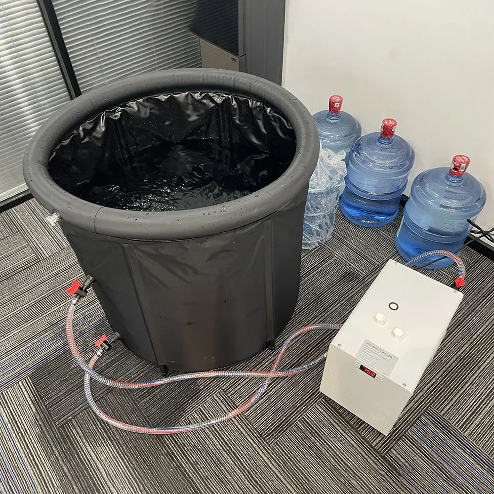 vasca da bagno gonfiabile per ghiaccio con vasca da bagno portatile pieghevole pieghevole in PVC per interni ed esterni perfetta 2025