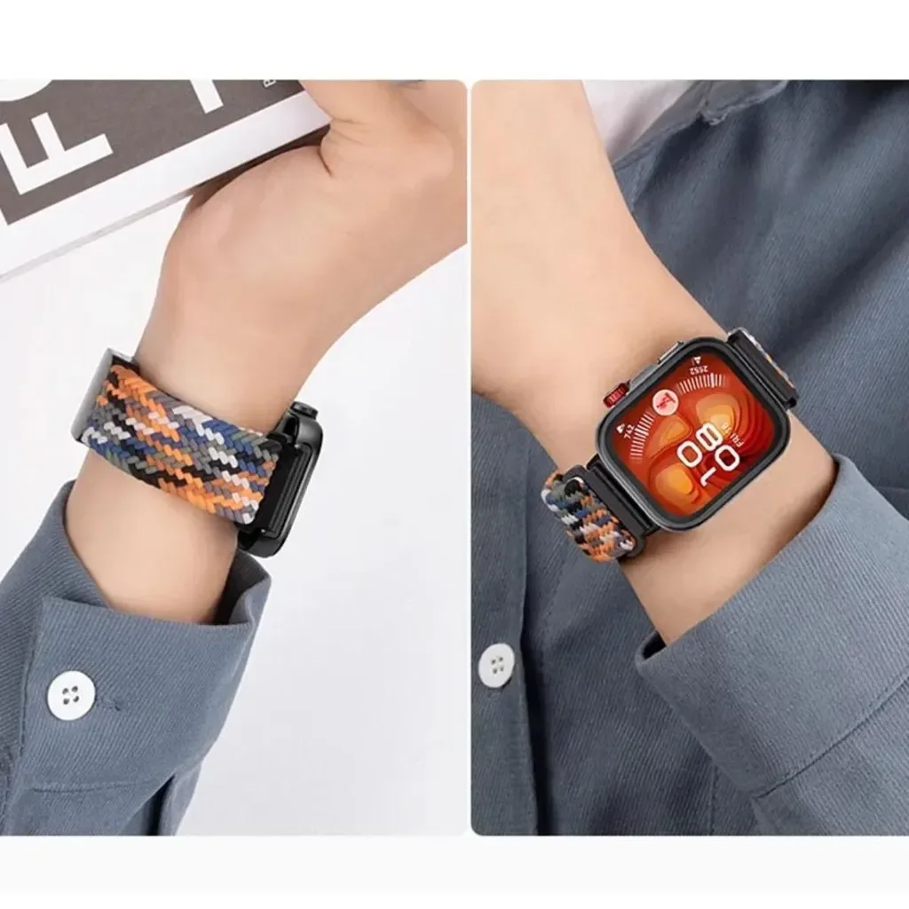 Nylon Magnetic Strap for Huawei Watch Fit 4/3 Braided Breathable for Huawei Watch Fit 4 Pro Sport Bracelet Watchband Accessories