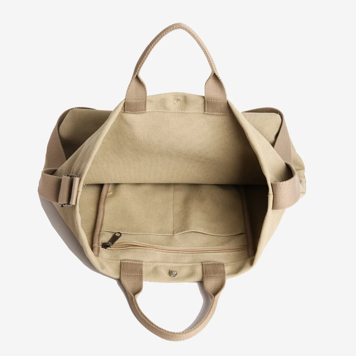 Custom Logo Canvas Men and Women Simple Cross-body Bag Wash Canvas Thick Handbag Large Capacity Arts Students Package Satchel