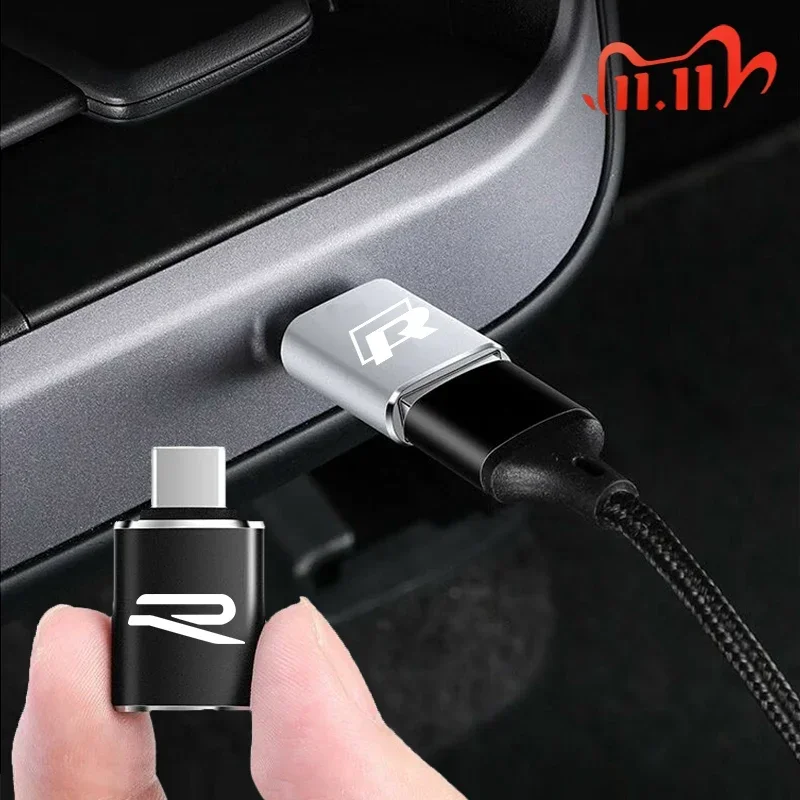 1Pcs Car Interior Accessories Adapter Converter Connector for Volkswagen VW Jetta R-line GTI R Polo Golf Passat Golf 8 MK8