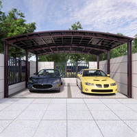 Outdoor Parking Garden VillaShelter Canopy Tent Car Carport Metal Garage  Exterior Sunshade For Aluminium Alloy Cars Shed